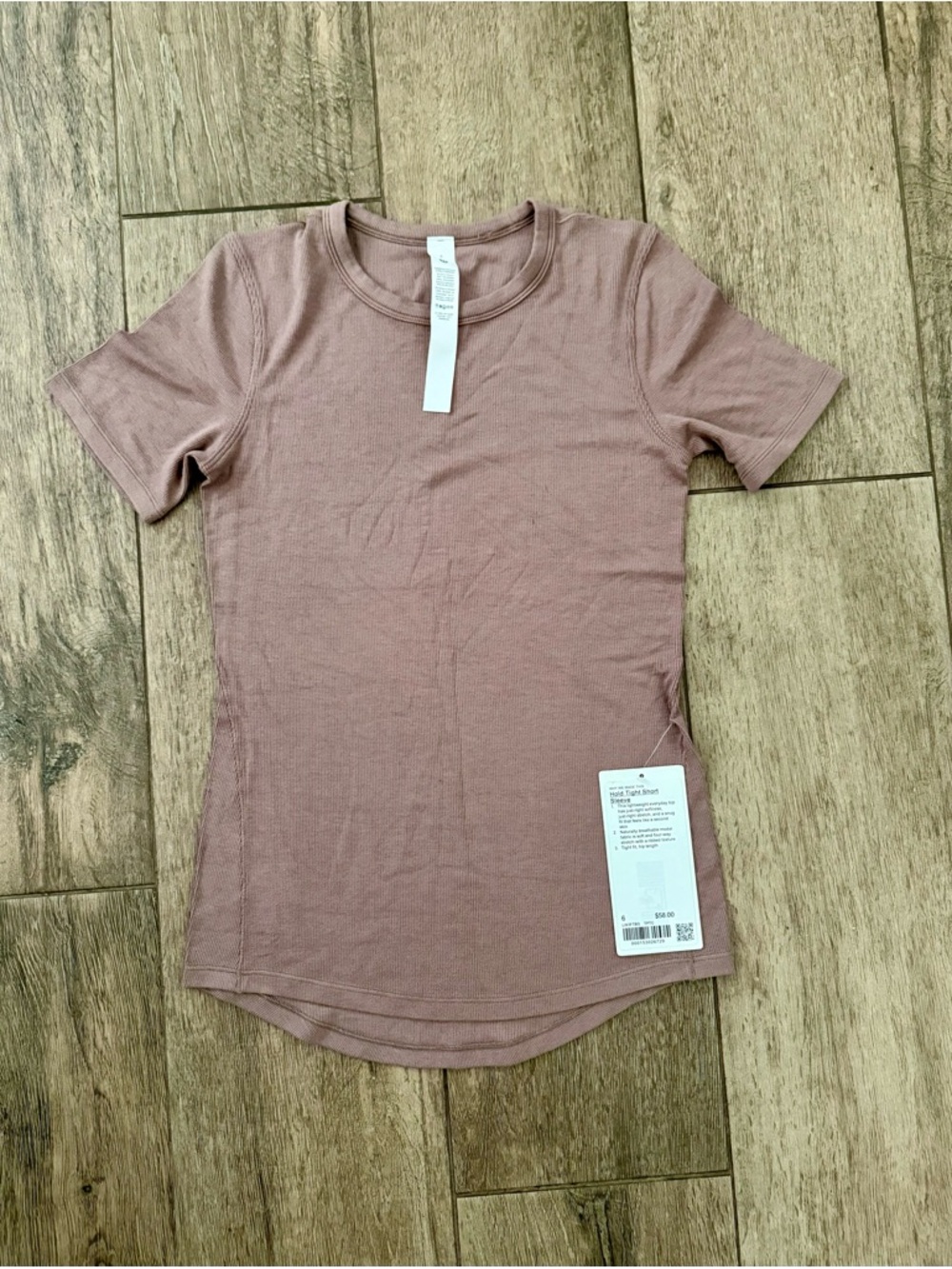 lululemon athletica Short Sleeve Crewneck Top - Mauve